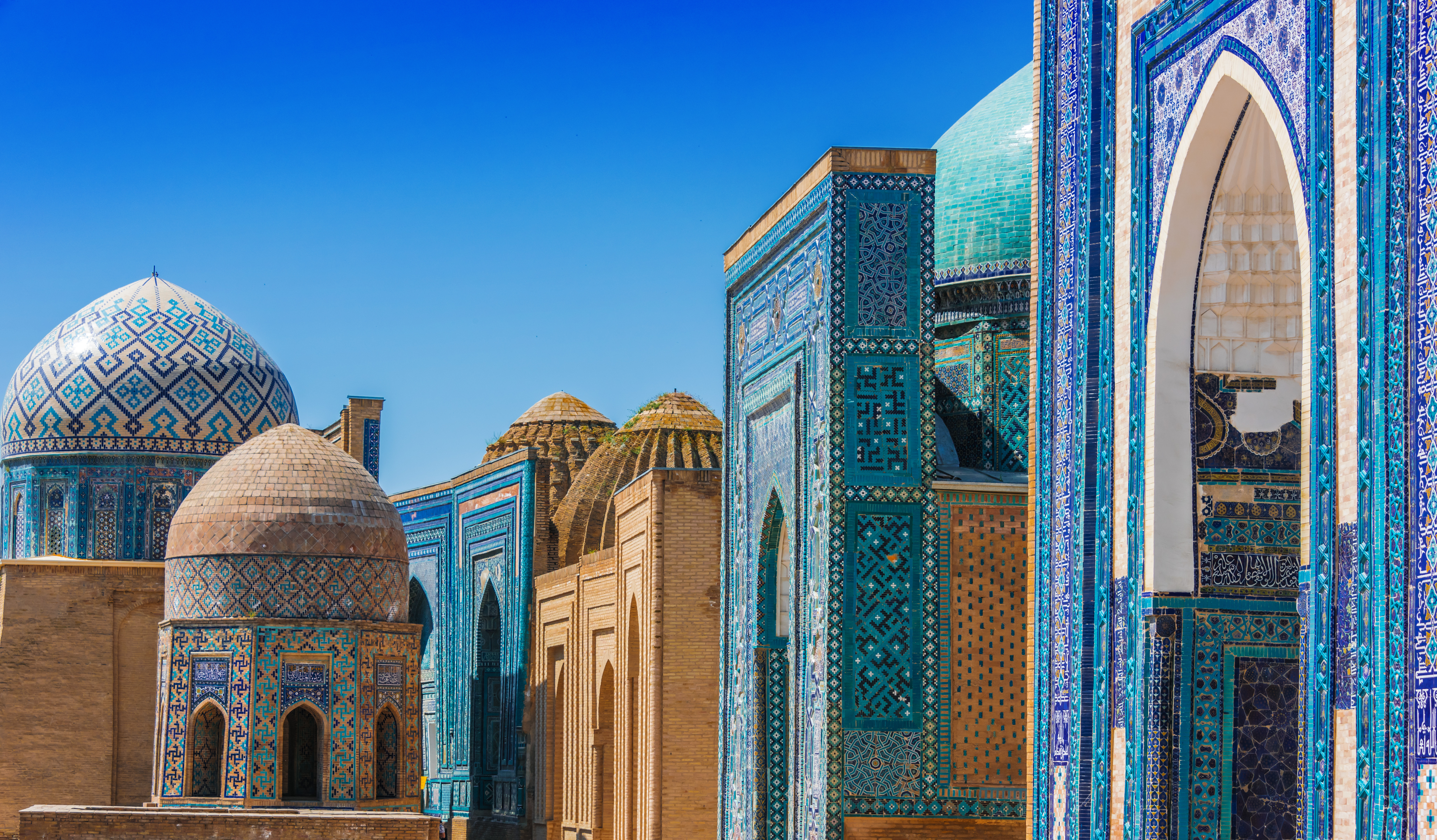 Shah i Zinda, a necropolis in Samarkand, Uzbekistan